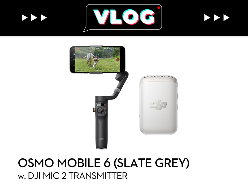 Osmo Mobile 6 Vlog Combo (Slate Grey)